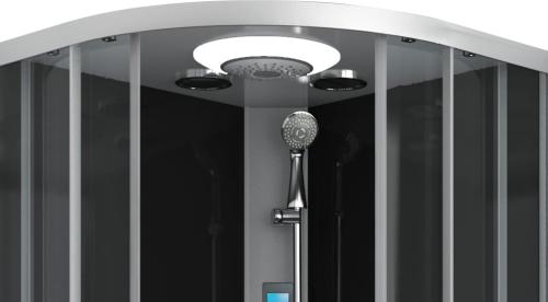 Kabina prysznicowa półokrągła 90 x 90 x 215 cm CL20 Sanotechnik góra kabiny