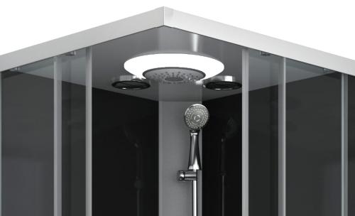 Kabina prysznicowa kwadratowa 90 x 90 x 215 cm CL21 Sanotechnik dach