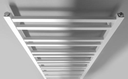Grzejnik łazienkowy 500 x 1430 mm biały 476 W METRO DOS IR430T Sapho z góry