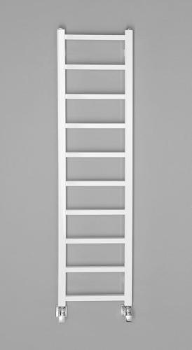 Grzejnik łazienkowy 300 x 1140 mm biały 211 W METRO LIGHT IR444T Sapho na  ścianie