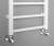 Grzejnik łazienkowy 400 x 1500 mm biały 323 W METRO LIGHT IR447T Sapho podłaczenie