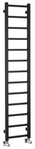 Grzejnik łazienkowy 300 x 1500 mm czarny mat 276 W METRO LIGHT IR446TB Sapho