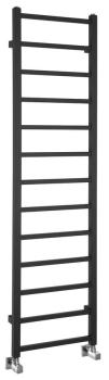 Grzejnik łazienkowy 400 x 1500 mm czarny mat 323 W METRO LIGHT IR447TB Sapho