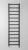 Grzejnik łazienkowy 400 x 1500 mm czarny mat 323 W METRO LIGHT IR447TB Sapho wizualizacja