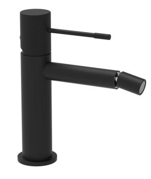 Bateria bidetowa bez odpływu czarny mat SOLARIS WD003B Sapho