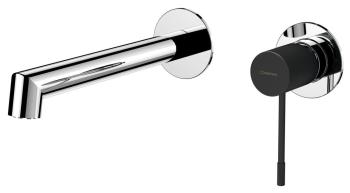 Bateria umywalkowa podtynkowa chrom/czarny mat SOLARIS WD008CB Sapho