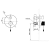 Bateria prysznicowa podtynkowa chrom/czarny mat SOLARIS WD042CB Sapho rysunek techniczny