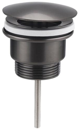 Korek do umywalek niezamykany uniwersalny wys. 10 - 55 mm gun metal 542.742.5GM Sapho