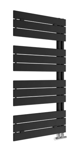 Grzejnik łazienkowy 600 x 1200 mm czarny mat 574 W AREZZO ALS113 Sanotechnik