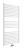 Grzejnik łazienkowy 600 x 1170 mm biały 652 W TRIENT TR117 Sanotechnik