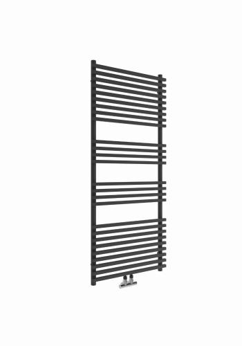 Grzejnik łazienkowy 600 x 1400 mm czarny mat 788 W TRIENT TRS140 Sanotechnik