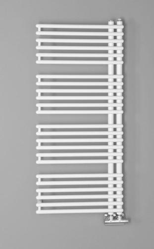 Grzejnik łazienkowy 496 x 1126 mm biały 529 W TUBINI DC300T Aqualine zawieszony