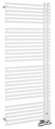 Grzejnik łazienkowy 596 x 1454 mm biały 813 W TUBINI DC320T Aqualine