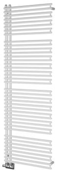 Grzejnik łazienkowy 596 x 1782 mm biały 1001 W TUBINI DC330T Aqualine lewy
