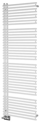 Grzejnik łazienkowy 596 x 1782 mm biały 1001 W TUBINI DC330T Aqualine lewy