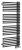 Grzejnik łazienkowy 496 x 1126 mm antracyt 529 W TUBINI DC305T Aqualine