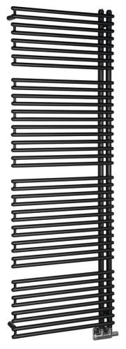 Grzejnik łazienkowy 596 x 1782 mm antracyt 1001 W TUBINI DC335T Aqualine
