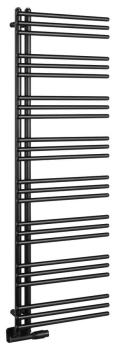 Grzejnik łazienkowy 450 x 1540 mm czarny mat 513 W POSEIDON PS415B Aqualine