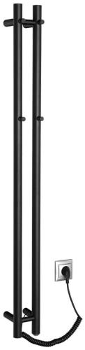Suszarka elektryczna 109 x 1200 mm czarny mat 40 W PAPINADO ER340 Sapho