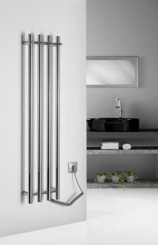 Suszarka elektryczna 263 x 1200 mm chrom 85 W PAPINADO ER750 Sapho wizualizacja