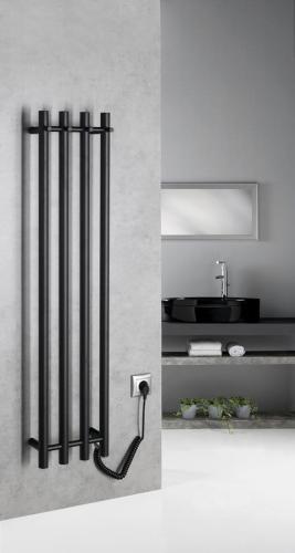 Suszarka elektryczna 263 x 1200 mm czarny mat 85 W PAPINADO ER350 Sapho wizualizacja