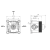 Element podtynkowy do baterii 1 wyjście UNIVERSAL 312.041.1 Bruckner  rysunek techniczny