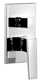 Bateria prysznicowa podtynkowa 2 -funkcyjna chrom RITMO RT042 Aqualine