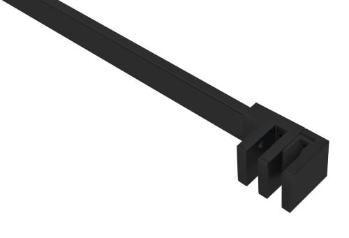 Wspornik prosty do MS5 1400 mm czarny mat RL840B Polysan z bliska