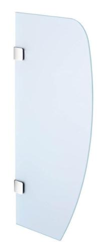 Przegroda międzypisuarowa szkło mleczne 80 x 40 cm 2502-05 Sapho
