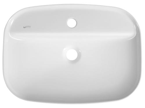 Umywalka ceramiczna 55 x 40 cm INFINITY biała 10NF50055 ISVEA  z góry