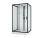 Kabina prysznicowa prostokątna wolnostojąca czterościenna 90 x 120 x 215 cm czarny BOSTON CL22B Sanotechnik