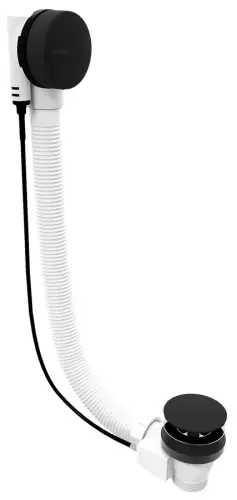 Syfon automatyczny do wanny 1200 mm korek 72 mm czarny mat 71856.21 Polysan