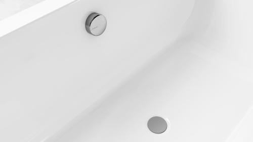 Syfon automatyczny do wanny 1000 mm korek 72 mm chrom 71854 Polysan wizualizacja