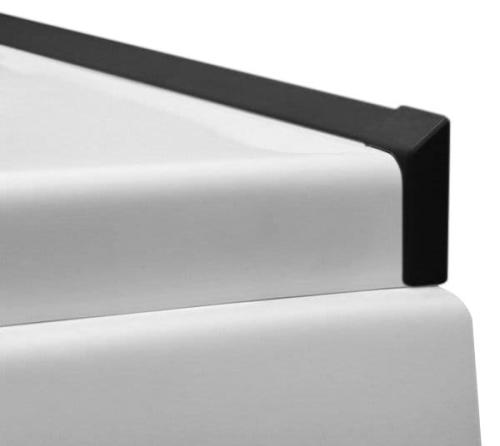 Listwa uszczelniająca do wanny czarna 91020B Polysan