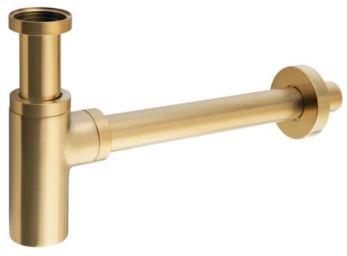 Syfon umywalkowy 1 1/4” odpływ 32 mm złoty matowy SI519 Sapho