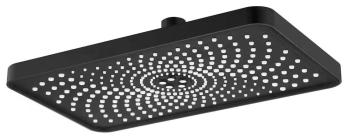 Deszczownia prostokąt 30x18 cm czarny mat SK851B Sapho
