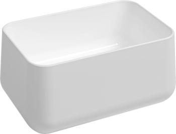 Umywalka nablatowa ceramiczna wysoka 60 x 40 cm biały ALLEGRO 10AL66060 Isvea