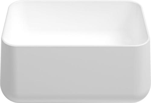 Umywalka nablatowa ceramiczna wysoka 60 x 40 cm biały ALLEGRO 10AL66060 Isvea front