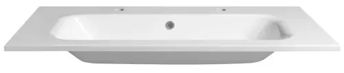 Umywalka kompozytowa meblowa 101 x 46 cm biała SIDRA SD101-2 Sapho przód