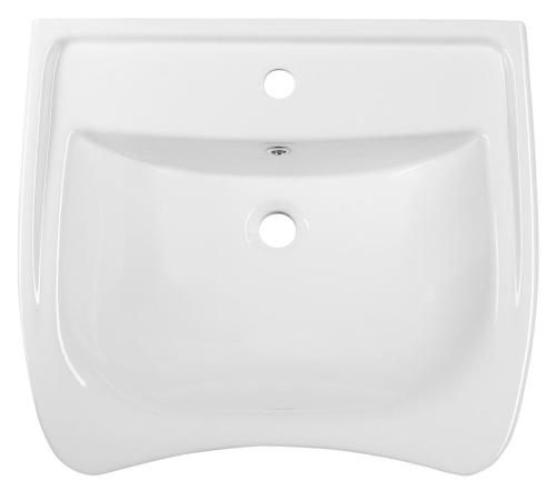 Umywalka dla niepełnosprawnych 60 x 55 cm HANDICAP 5160 Sapho z góry