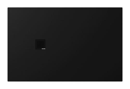 Brodzik prysznicowy prostokątny kompozytowy 130 x 90 cm czarny mat TRENECA 84308.21 Polysan