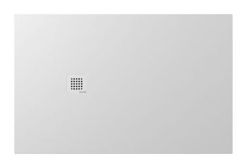 Brodzik prysznicowy prostokątny kompozytowy 140 x 80 cm biały mat TRENECA 84304.11 Polysan