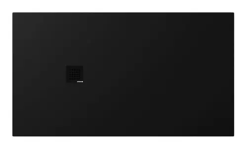 Brodzik prysznicowy prostokątny kompozytowy 160 x 90 cm czarny mat TRENECA 84311.21 Polysan