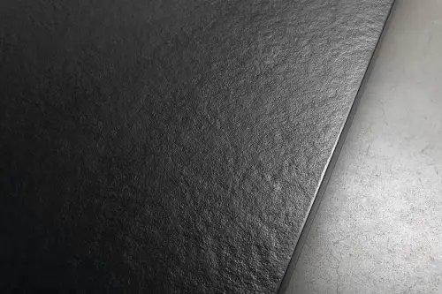 Brodzik prysznicowy prostokątny kompozytowy 160 x 90 cm czarny mat TRENECA 84311.21 Polysan grubość