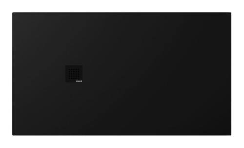 Brodzik prysznicowy prostokątny kompozytowy 150 x 90 cm czarny mat TRENECA 84310.21 Polysan