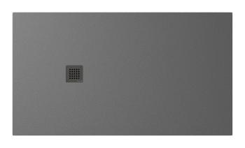 Brodzik prysznicowy prostokątny kompozytowy 150 x 90 cm szary mat TRENECA 84310.31 Polysan