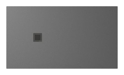 Brodzik prysznicowy prostokątny kompozytowy 150 x 90 cm szary mat TRENECA 84310.31 Polysan