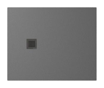 Brodzik prysznicowy prostokątny kompozytowy 110 x 90 cm szary mat TRENECA 84314.31 Polysan