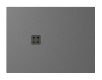 Brodzik prysznicowy prostokątny kompozytowy 120 x 90 cm szary mat TRENECA 84307.31 Polysan
