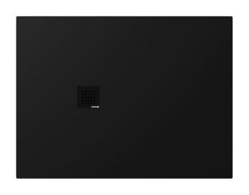 Brodzik prysznicowy prostokątny kompozytowy 120 x 90 cm czarny mat TRENECA 84307.21 Polysan